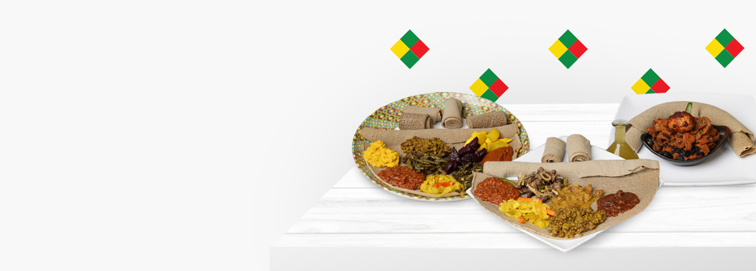 Ethiopian dishes pictured by Awaze Restaurant