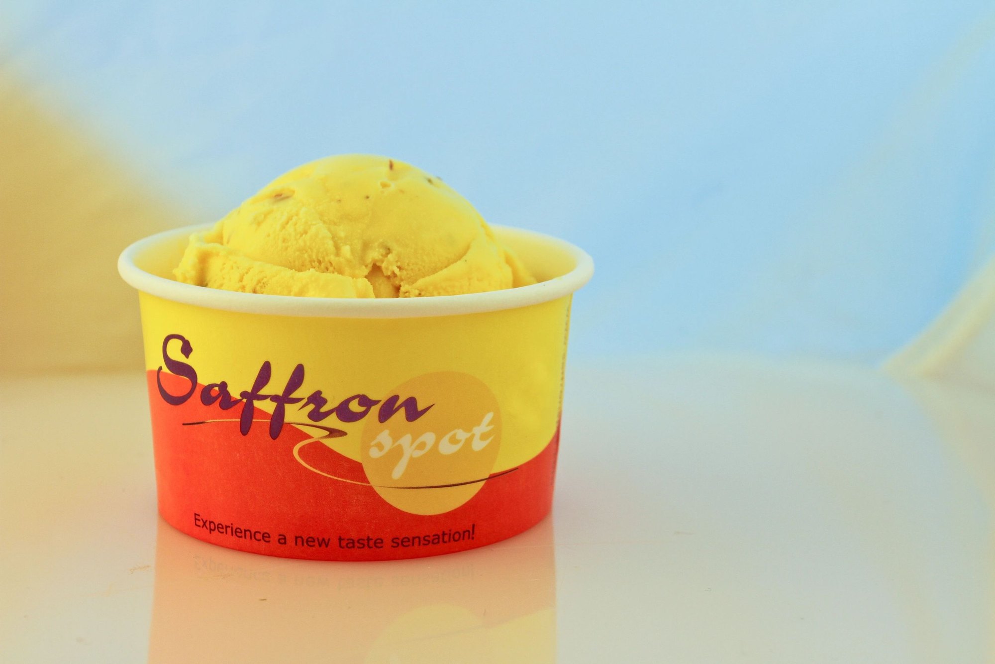 Ice cream at Saffron Spot